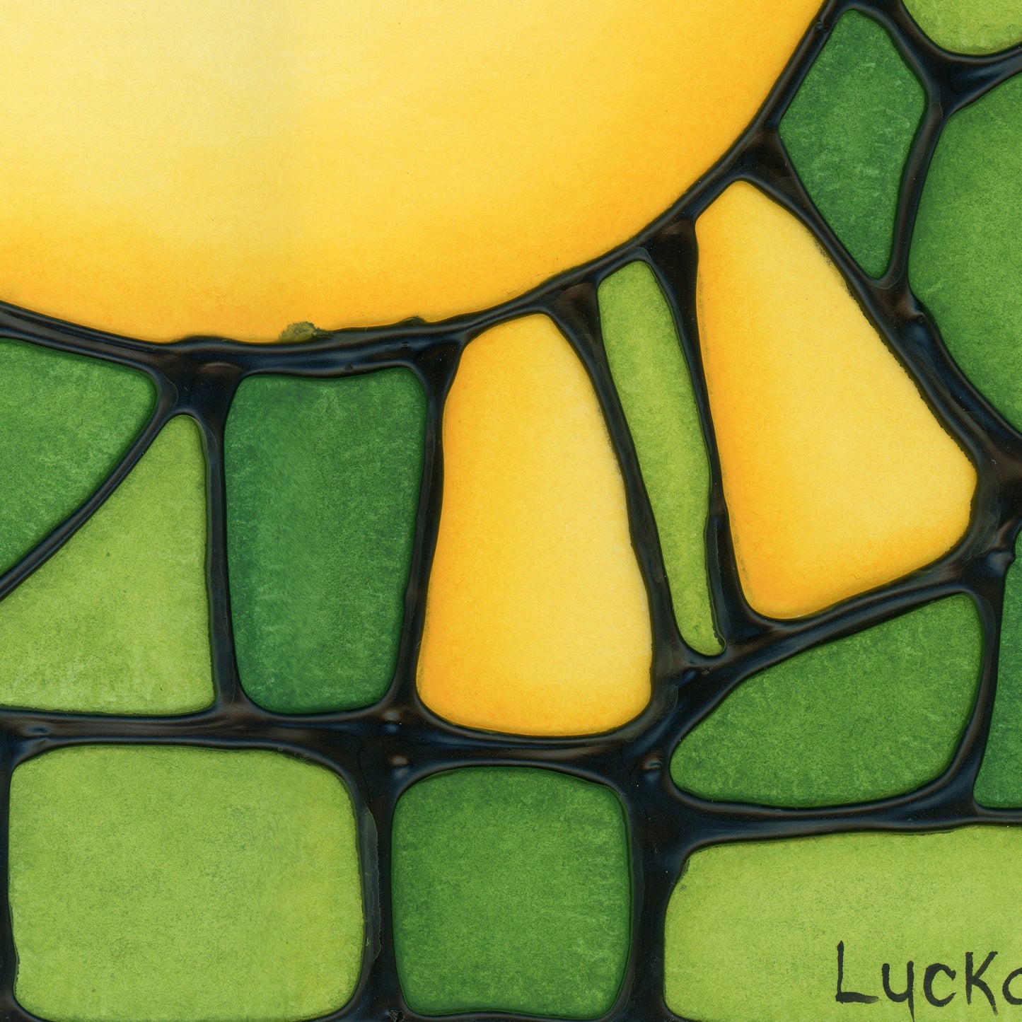 Lion Original Painting Framed