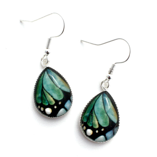 Butterfly Wing Teardrop Earrings