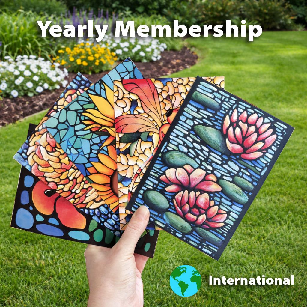 Flutter & Bloom Art Print Club Yearly Subscription – International