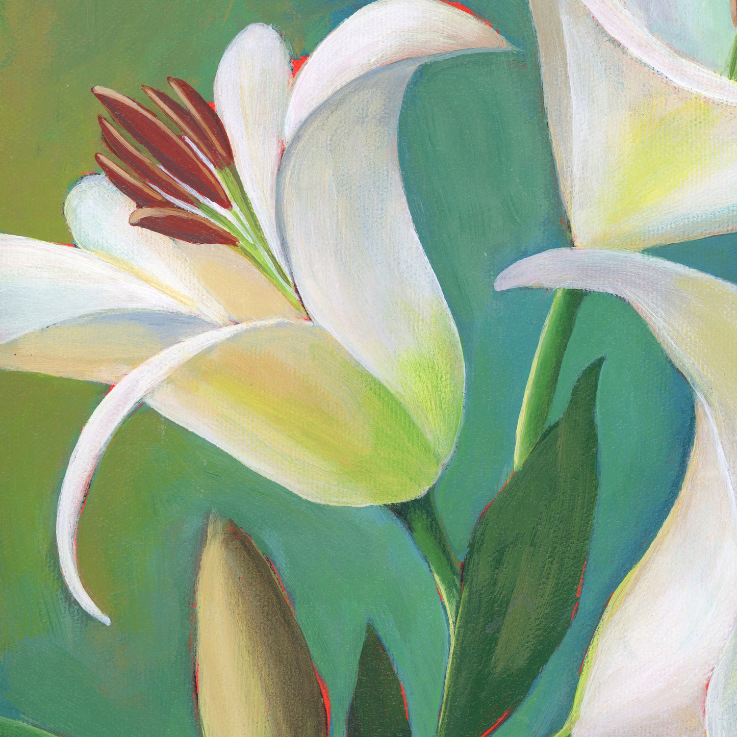 'Gentle Grace' Original Painting on Canvas 10" x 10"