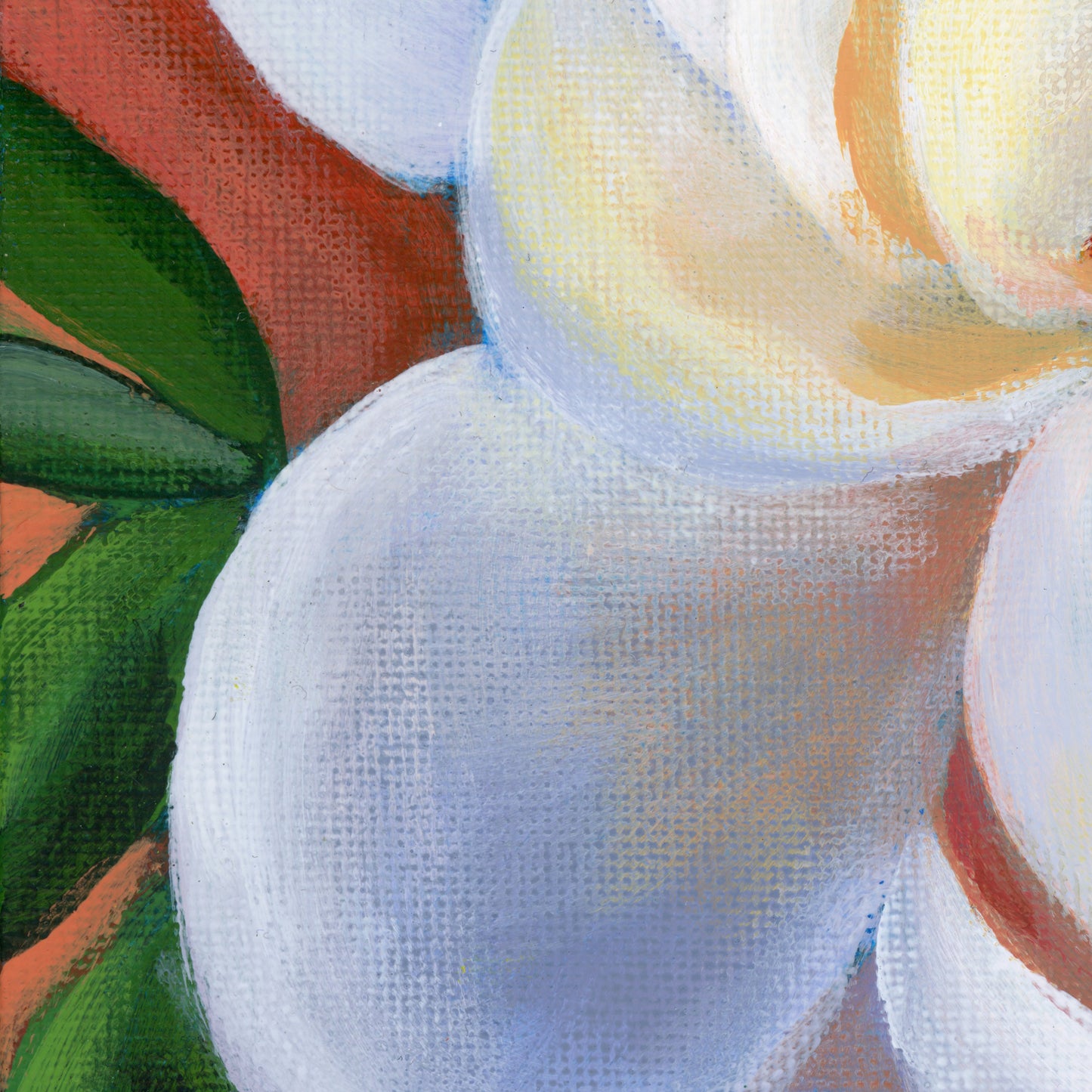 'Blissful Bloom' Original Painting Framed 7" x 7"