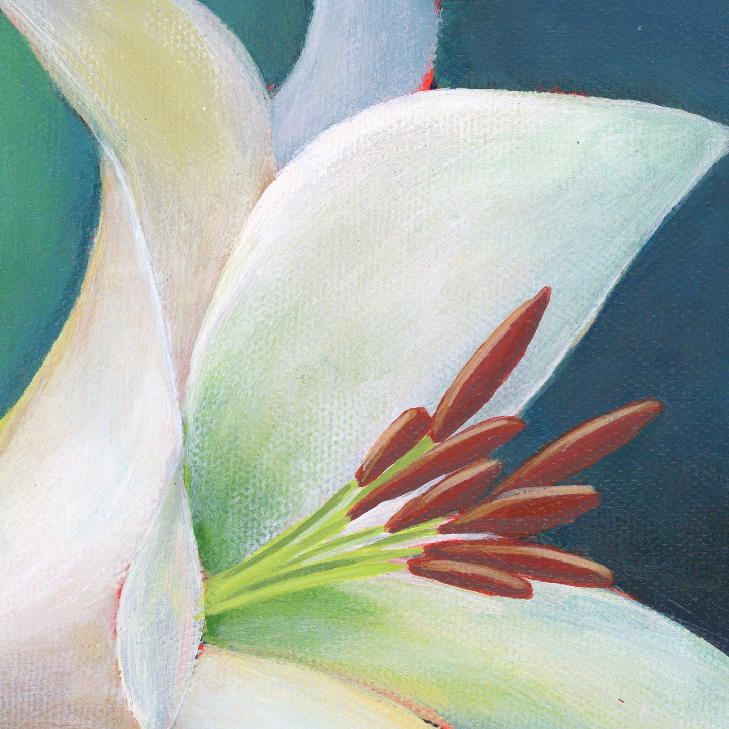 'Gentle Grace' Original Painting on Canvas 10" x 10"