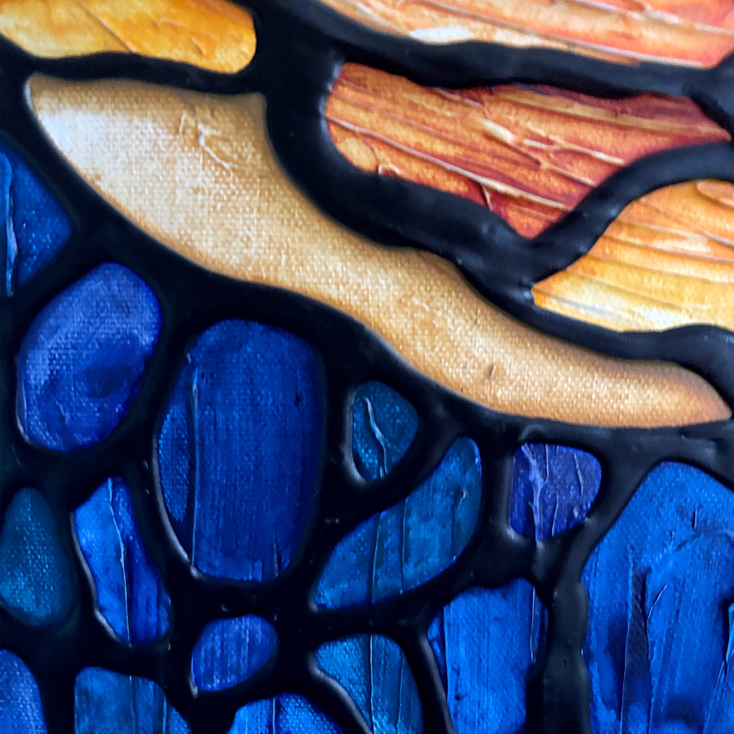 Autumn Tree Original Painting 22 x 30 inch