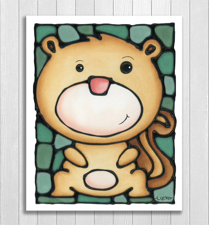 Chipmunk Wall Art Print