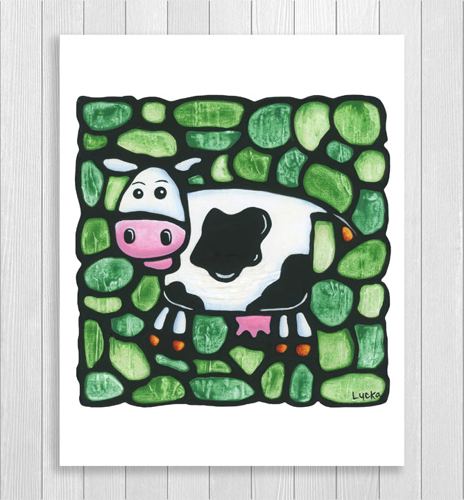 Cow Wall Art Print