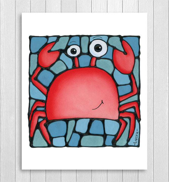 Crab Wall Art Print