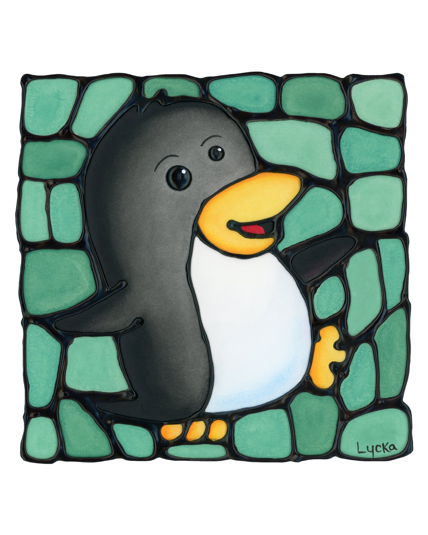 Penguin Dancing Wall Art Print