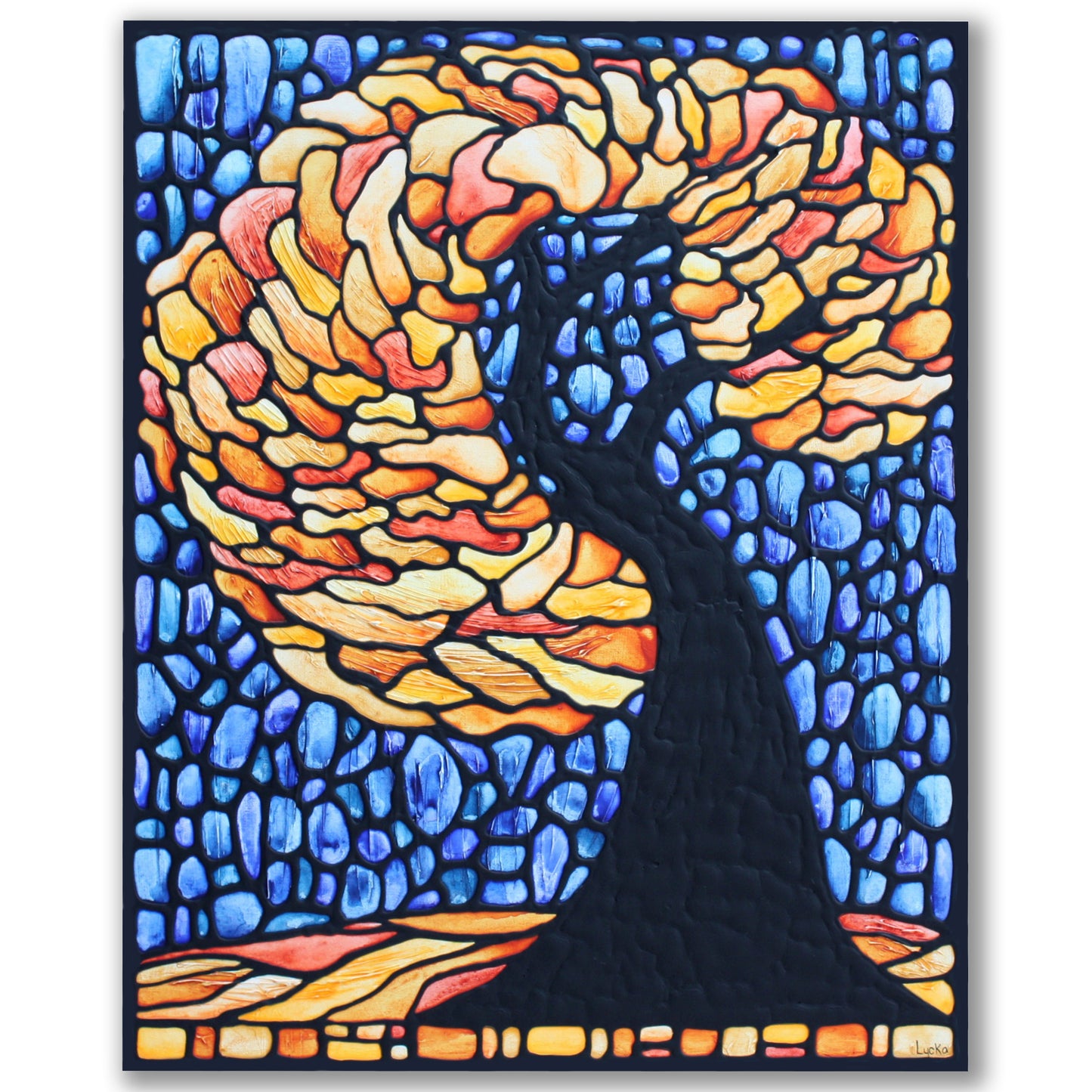 'Tree Sway' Original Painting 24 x 30 inch