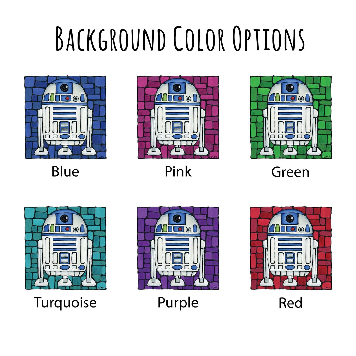 Cute Sci-Fi Set of 6 Nursery Wall Art Prints