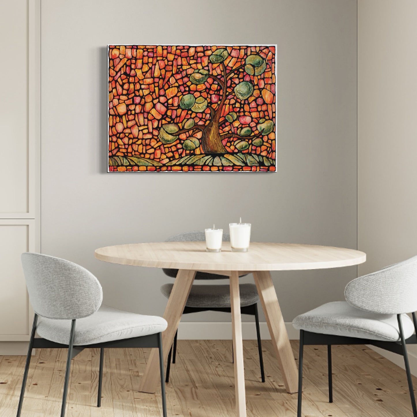 Sunset Landscape Original Painting 40 x 30 inches