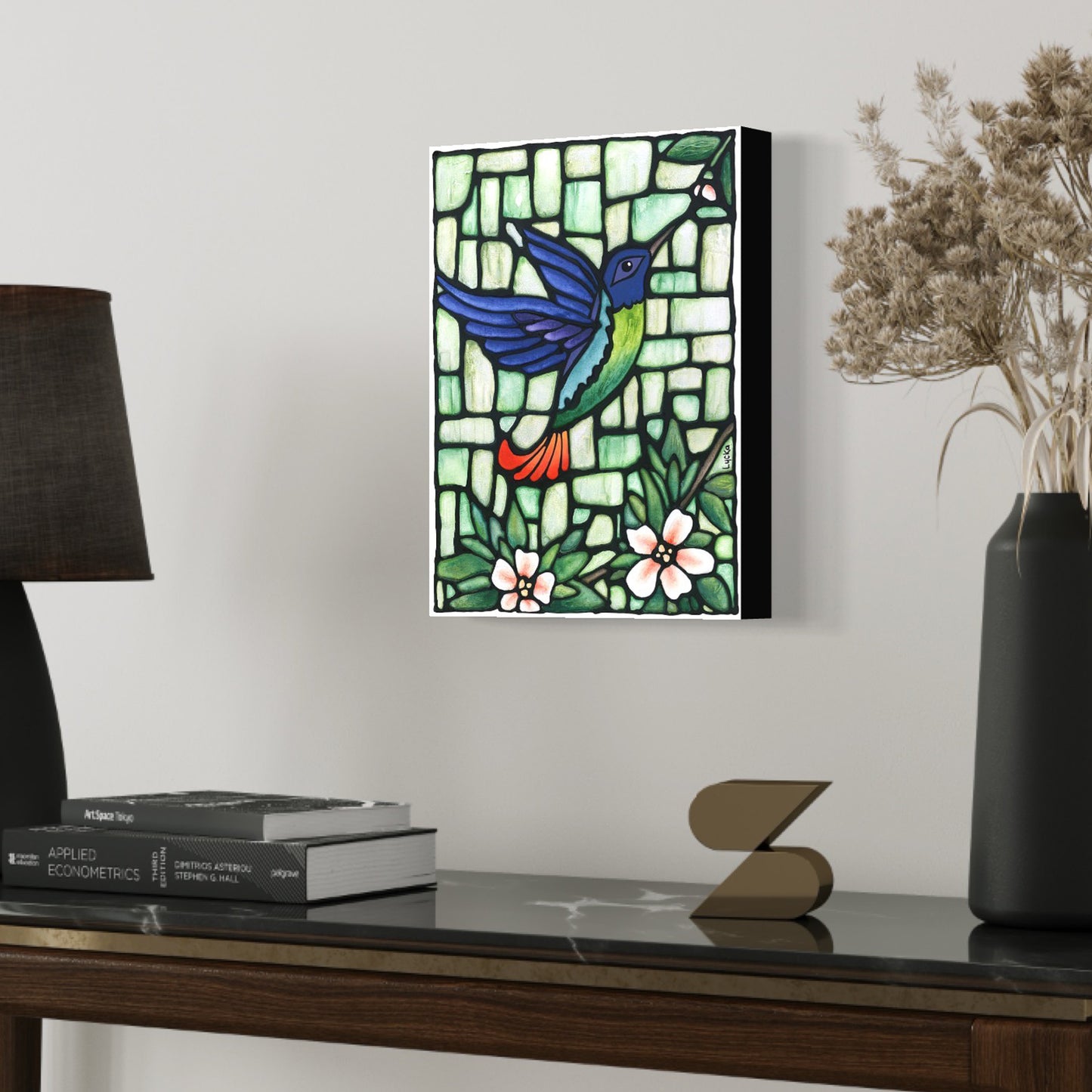 Hummingbird Original Painting 9 x 12 inch