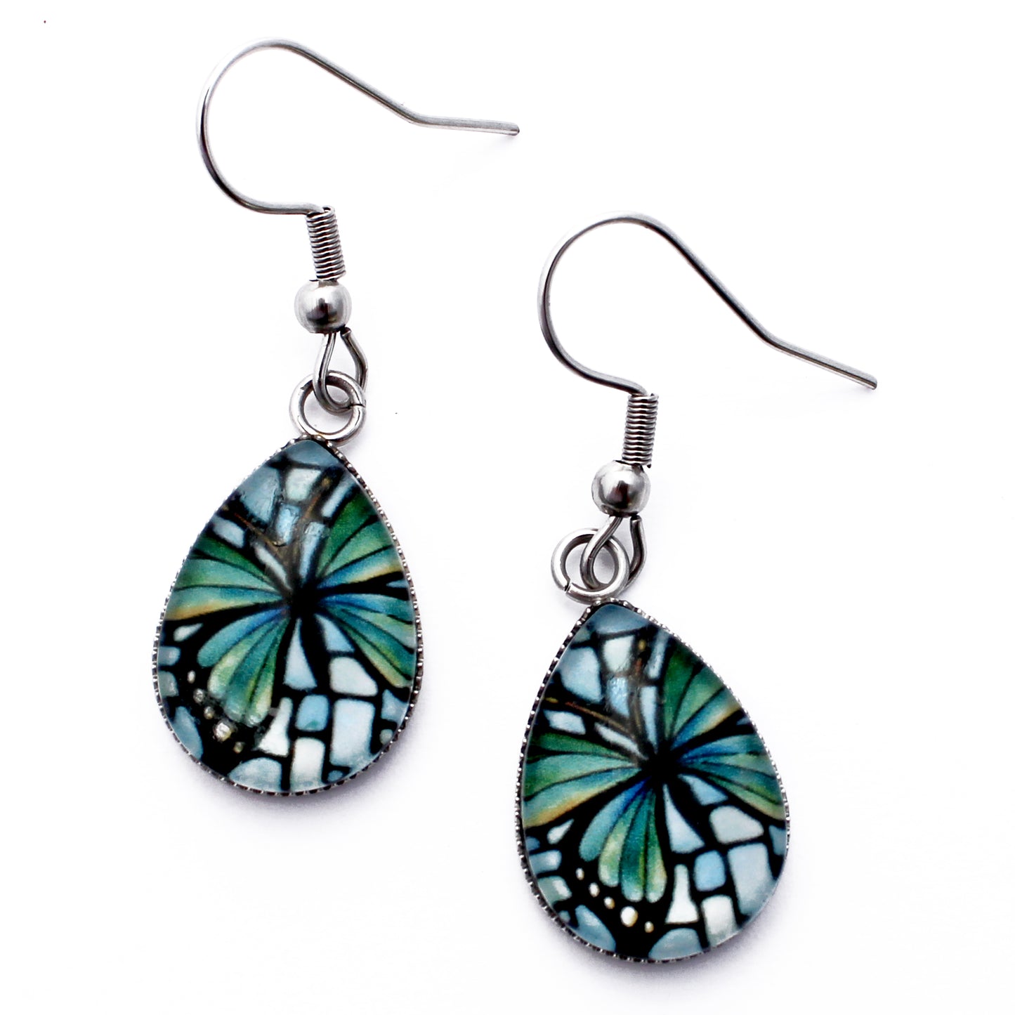Butterfly Teardrop Earrings