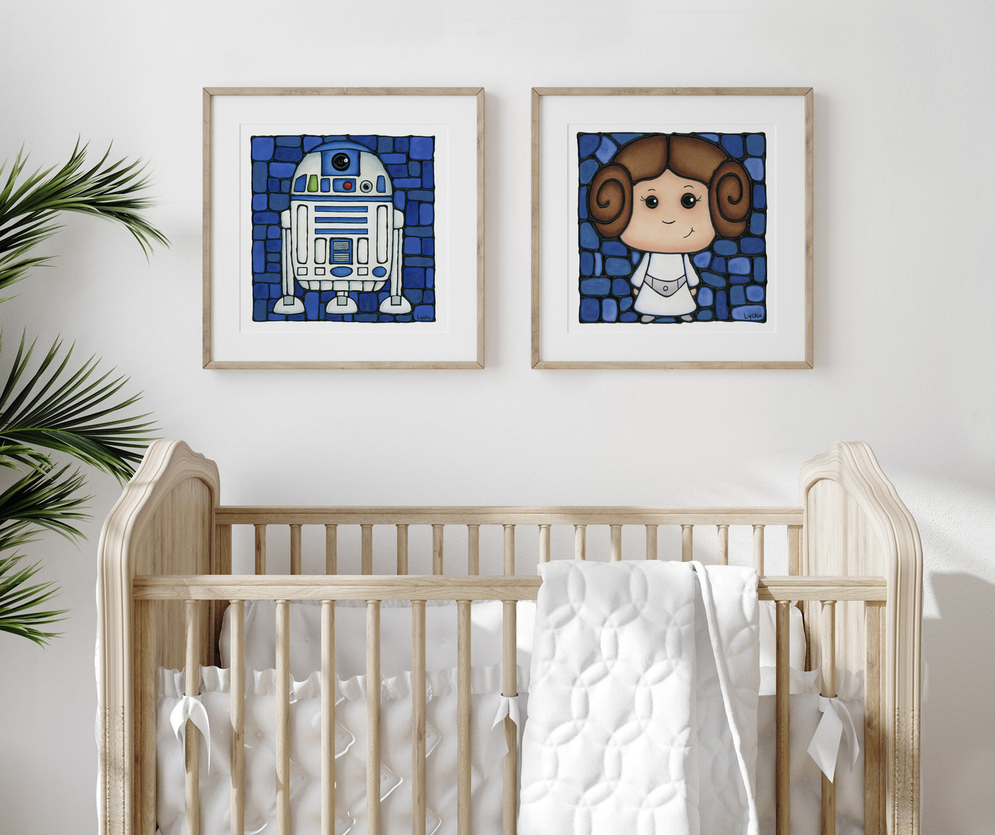 Cute Sci-Fi Set of 6 Nursery Wall Art Prints