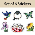 Load image into Gallery viewer, Set of 6 Vinyl Sticker
