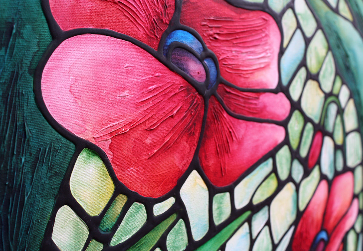 Poppy Painting 22 x 28 inch