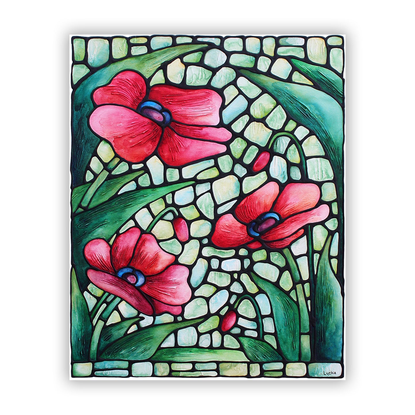 Poppy Painting 22 x 28 inch