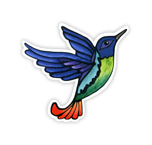 Hummingbird Vinyl Sticker