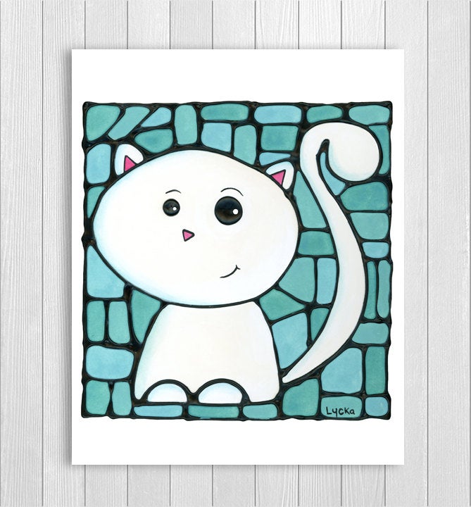Kitten Wall Art Print