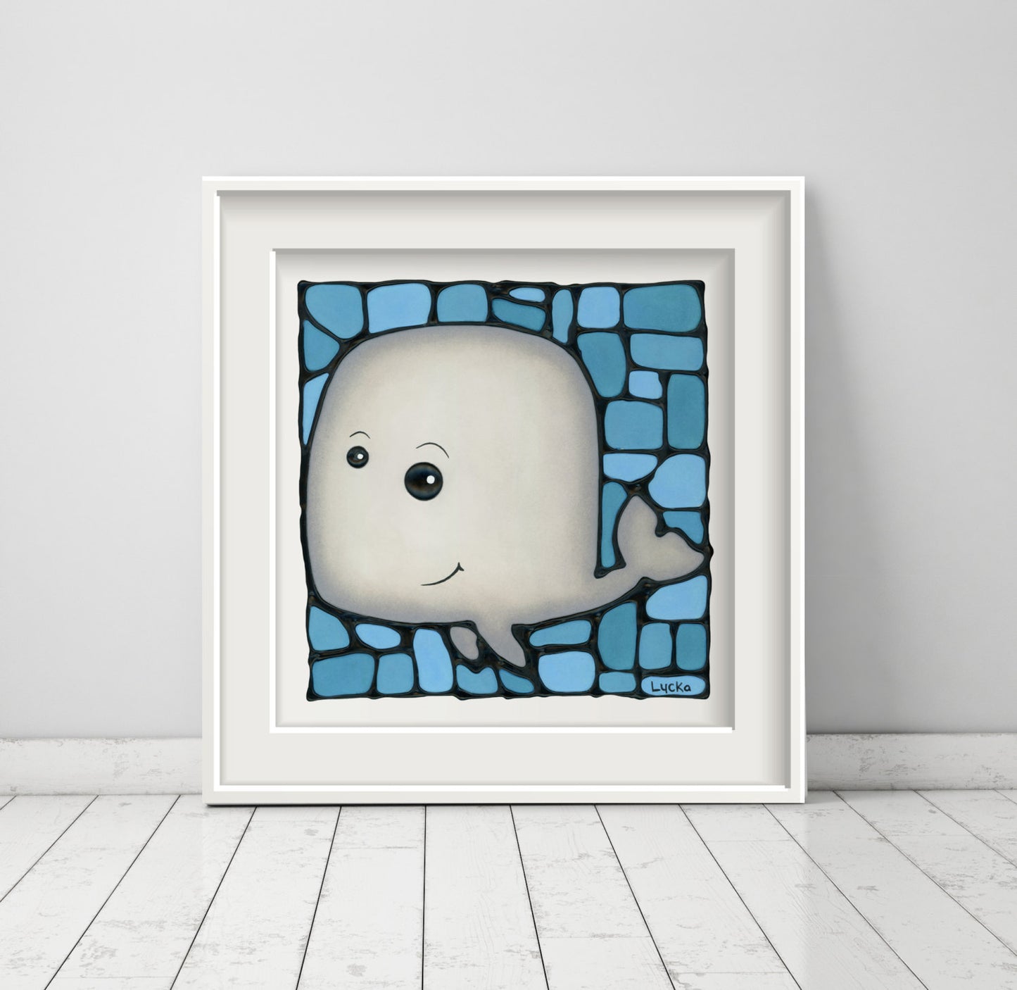 Whale Wall Art Print