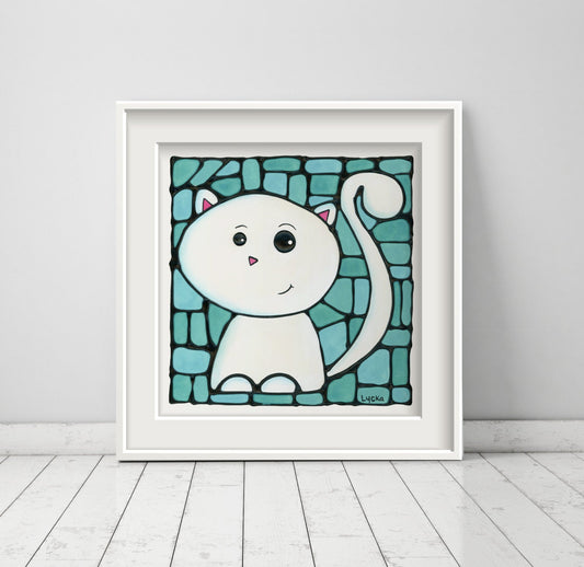 Kitten Wall Art Print