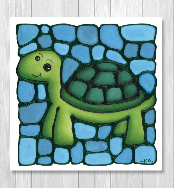 Turtle Wall Art Print