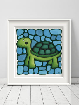 Turtle Nursery Wall Art Print