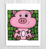 Load image into Gallery viewer, Pig Nursery Wall Art Print
