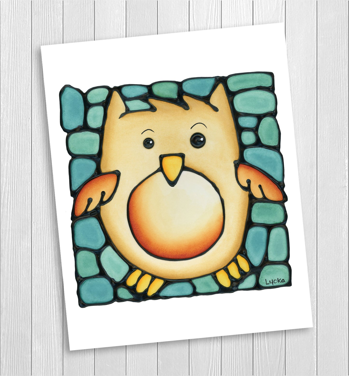 Owl Wall Art Print