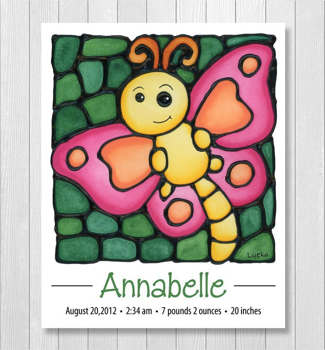 Personalized Baby Birth Details Print