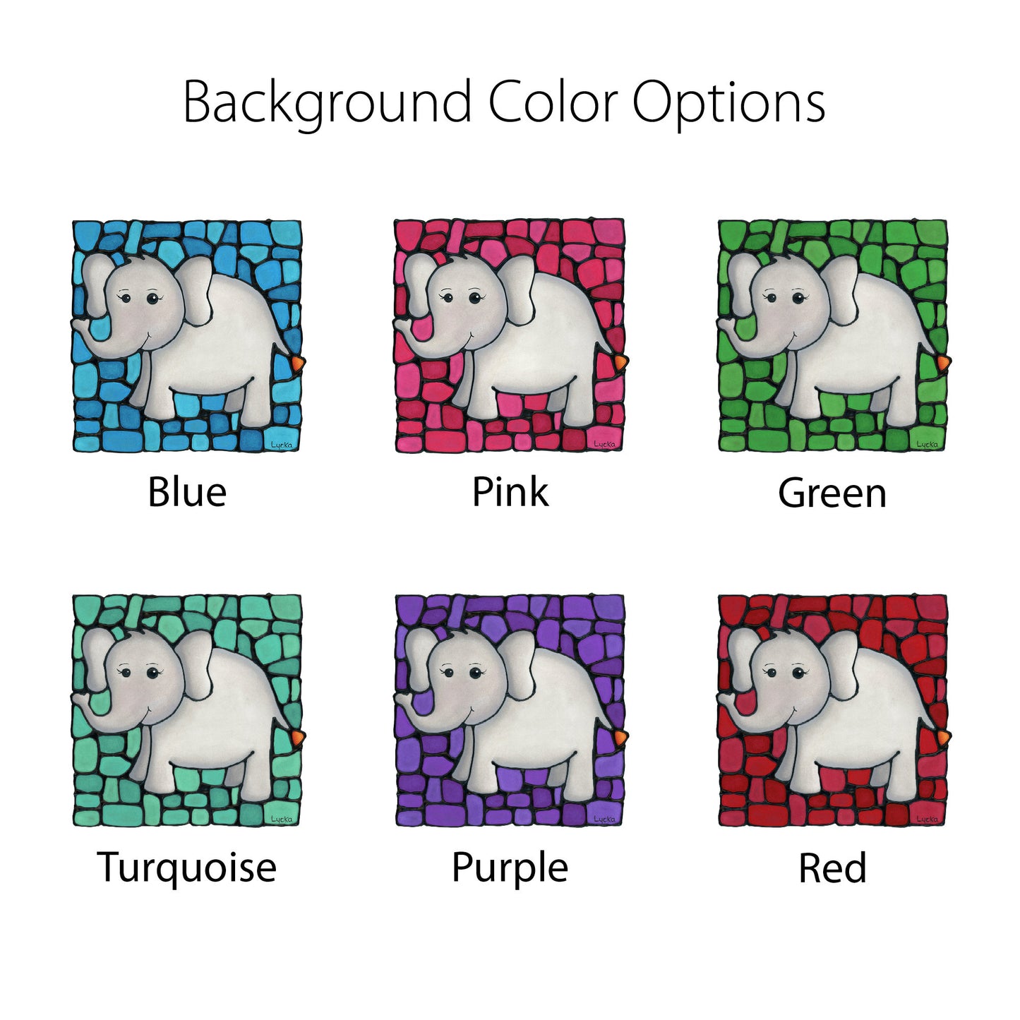 Elephant Wall Art Print
