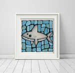 Load image into Gallery viewer, Under the Sea Set of 3 Nursery Wall Art Prints, Shark, Crab &amp; Whale
