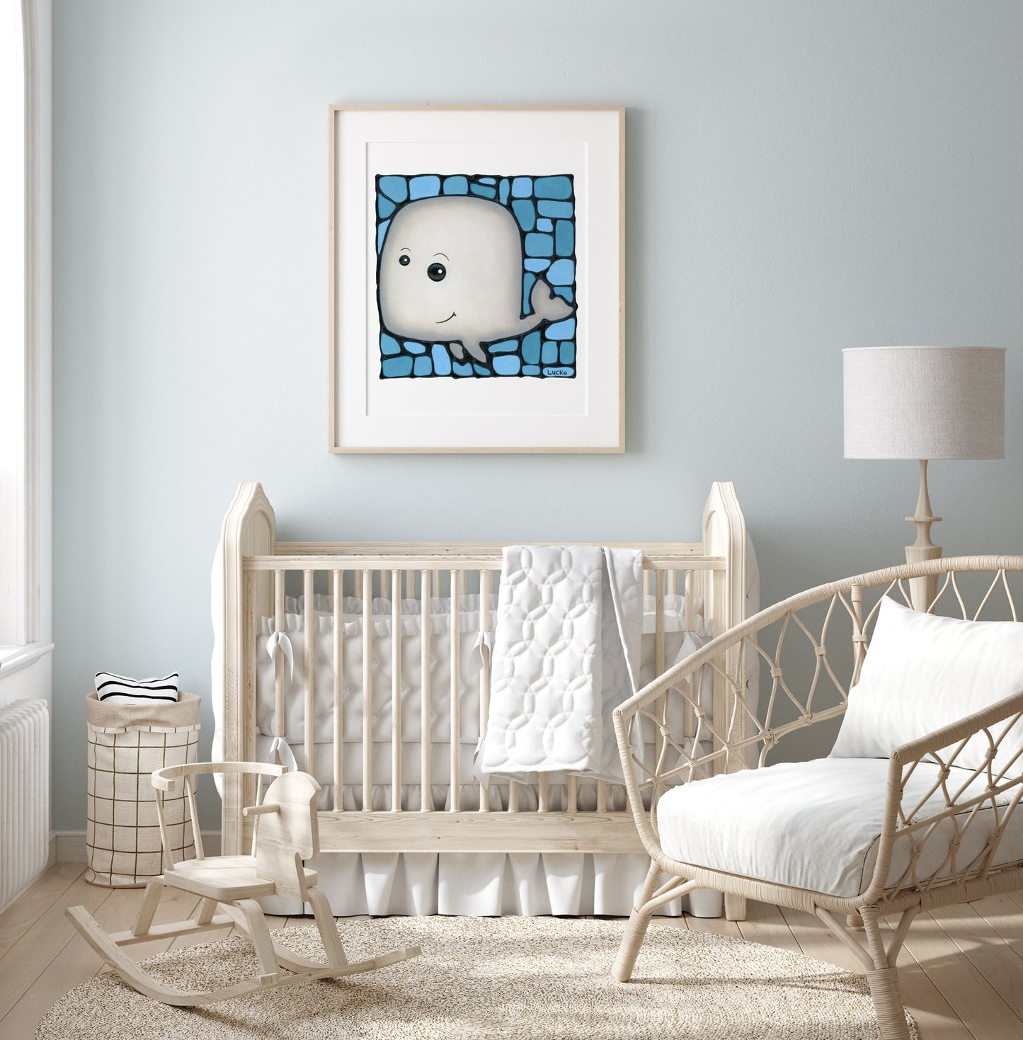 Whale Wall Art Print