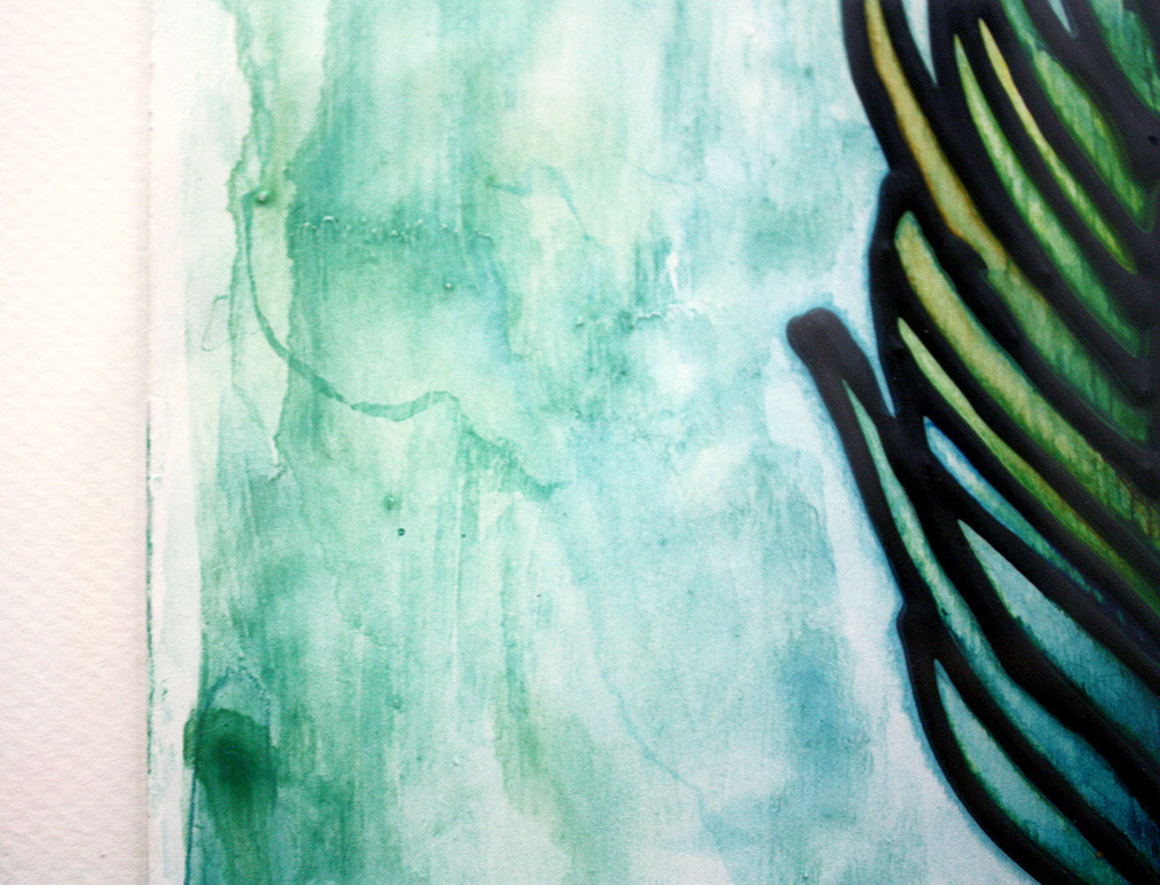 Peacock Feather Original Painting