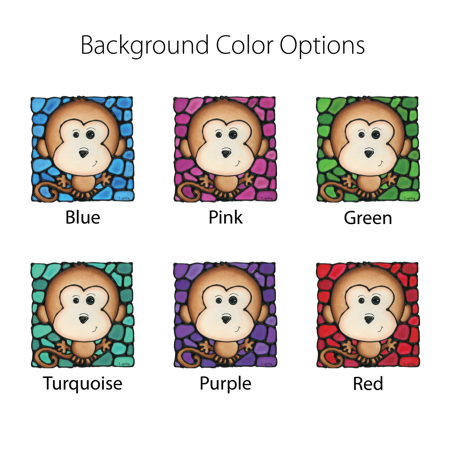 Monkey Wall Art Print
