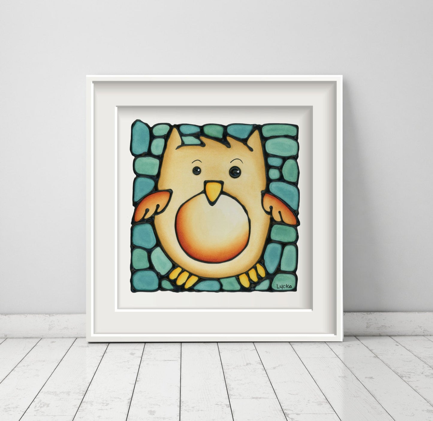 Owl Wall Art Print