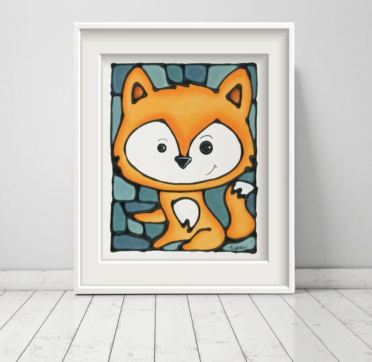 Fox Wall Art Print