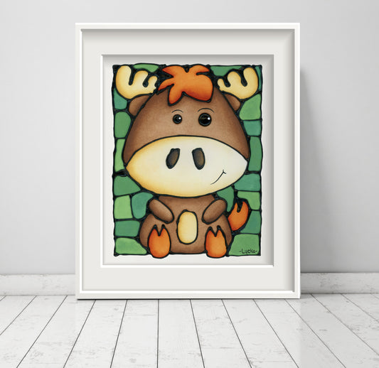 Moose Wall Art Print