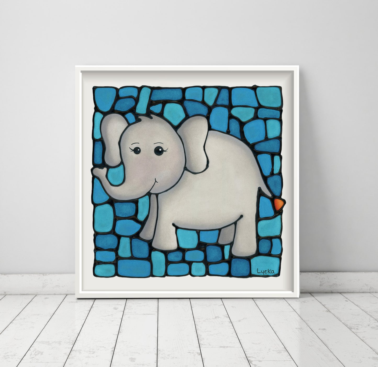 Elephant Wall Art Print