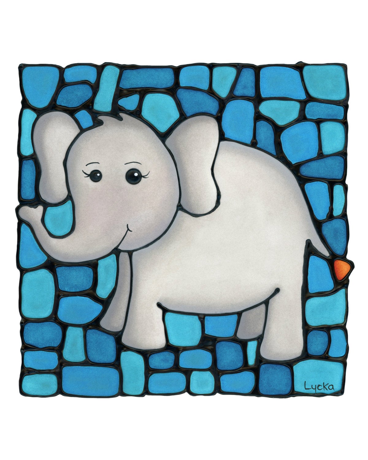 Elephant Wall Art Print