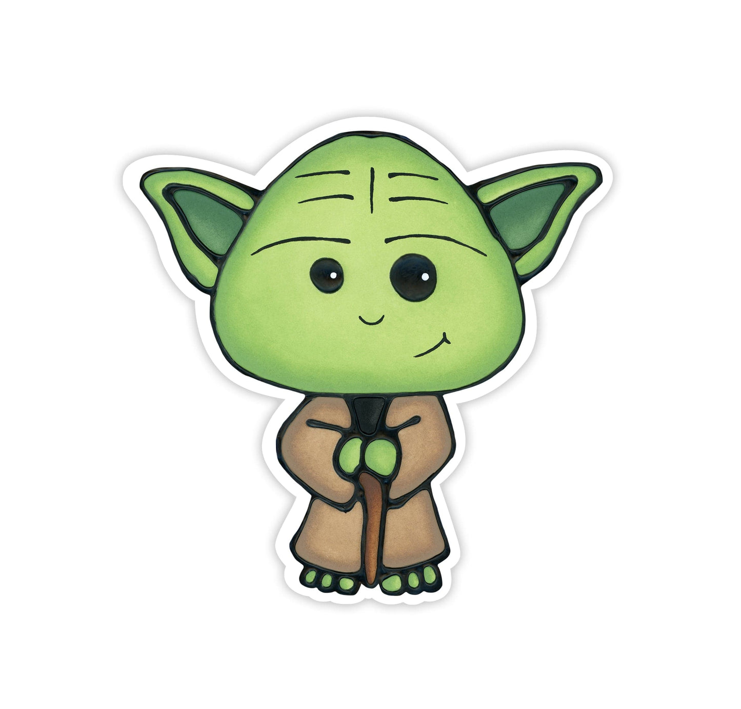 Cute Sci-Fi Master Character Vinyl Sticker