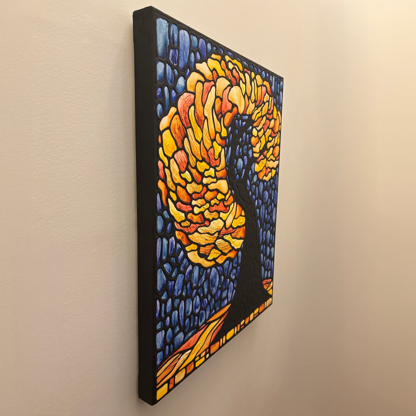 Autumn Tree Original Painting 24 x 30 inch