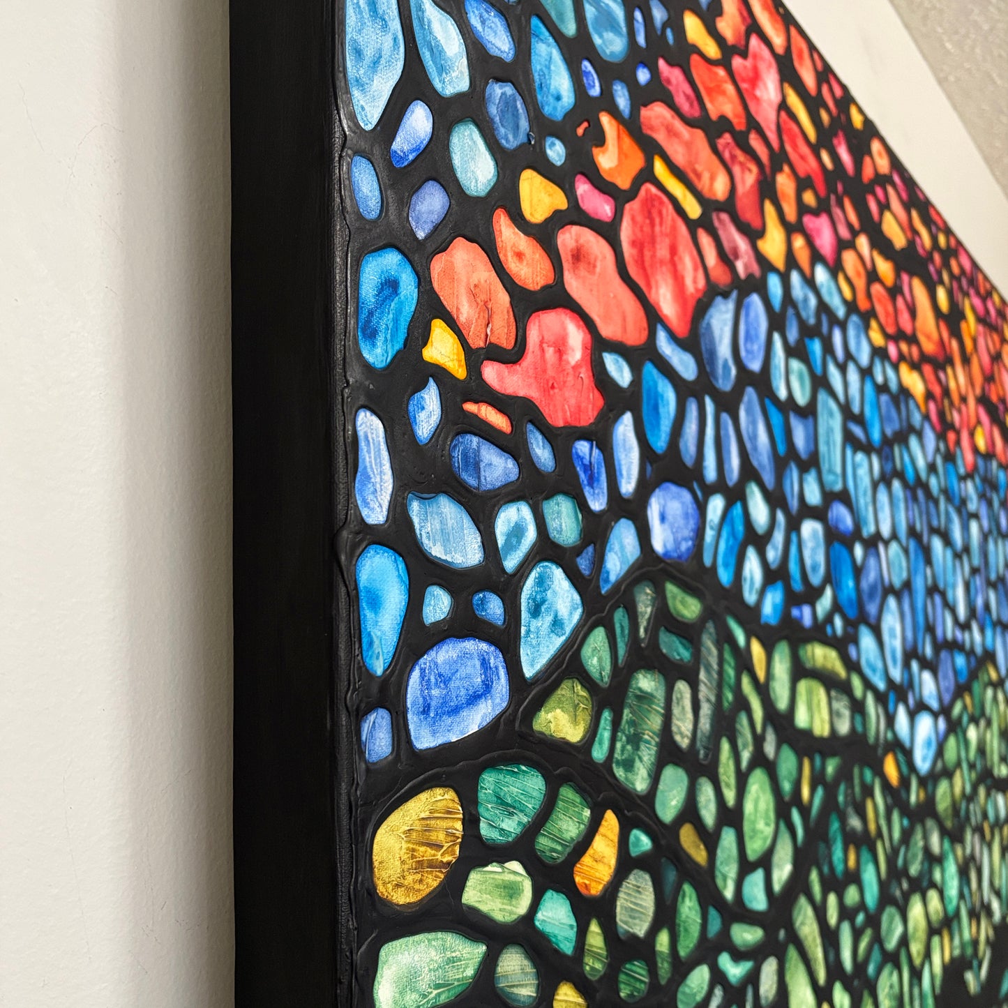 Autumn Landscape Original Painting - 60 x 32 inch