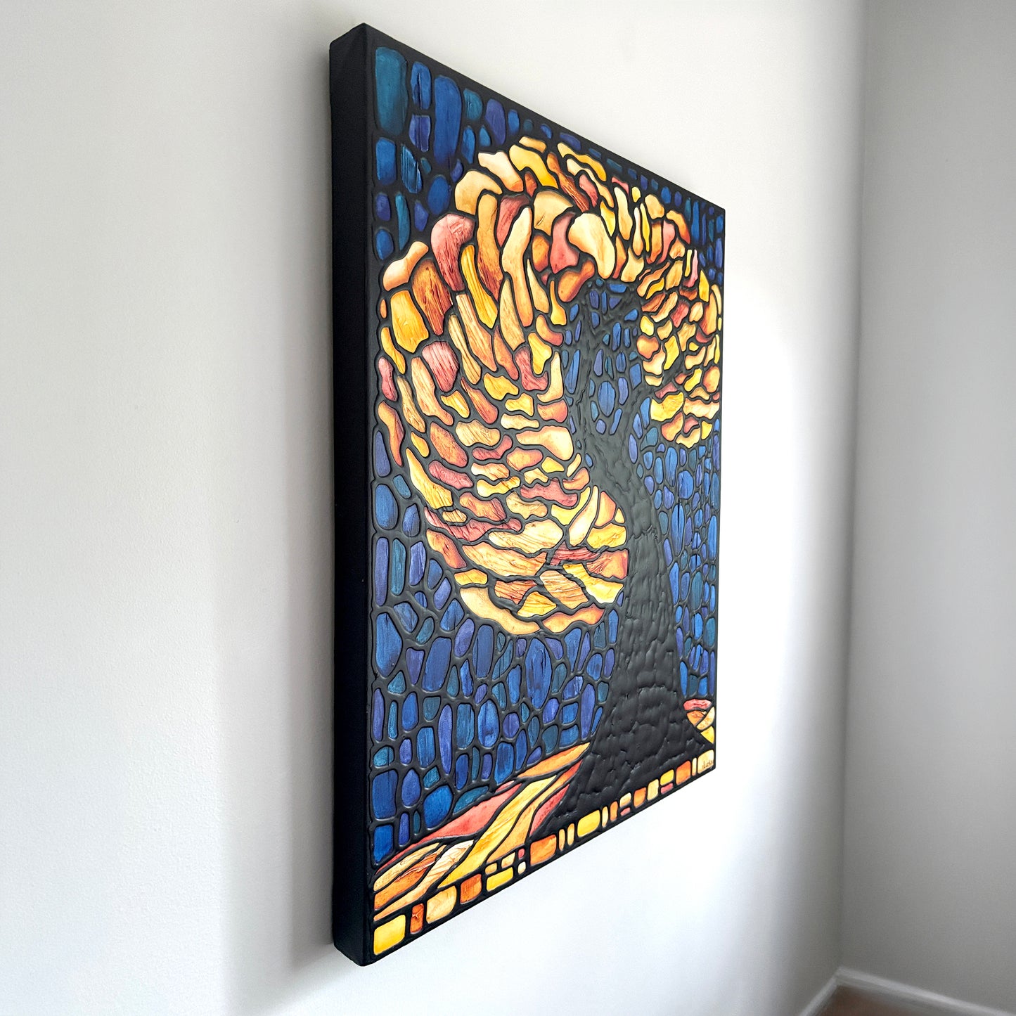 Autumn Tree Original Painting 22 x 30 inch