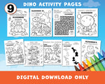 Load image into Gallery viewer, Dinosaur Custom Birthday Activity Pages
