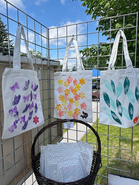 Block Printing Tote Bag Workshop Deposit - for Deanna