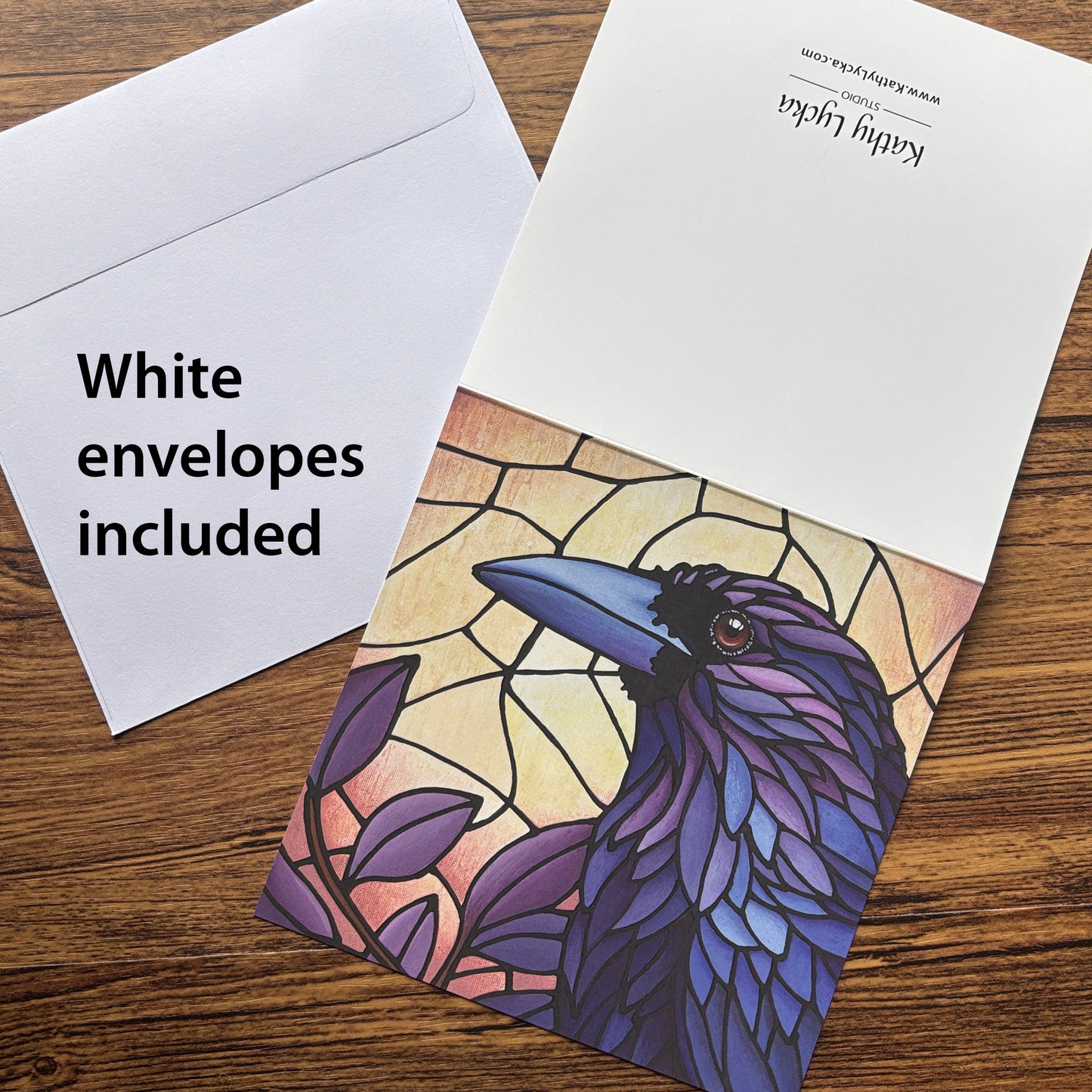 Set of 6 Square Greeting Cards