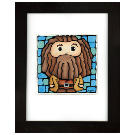 Hagrid - Harry Potter Original Painting 13.75" x 16.75" Framed