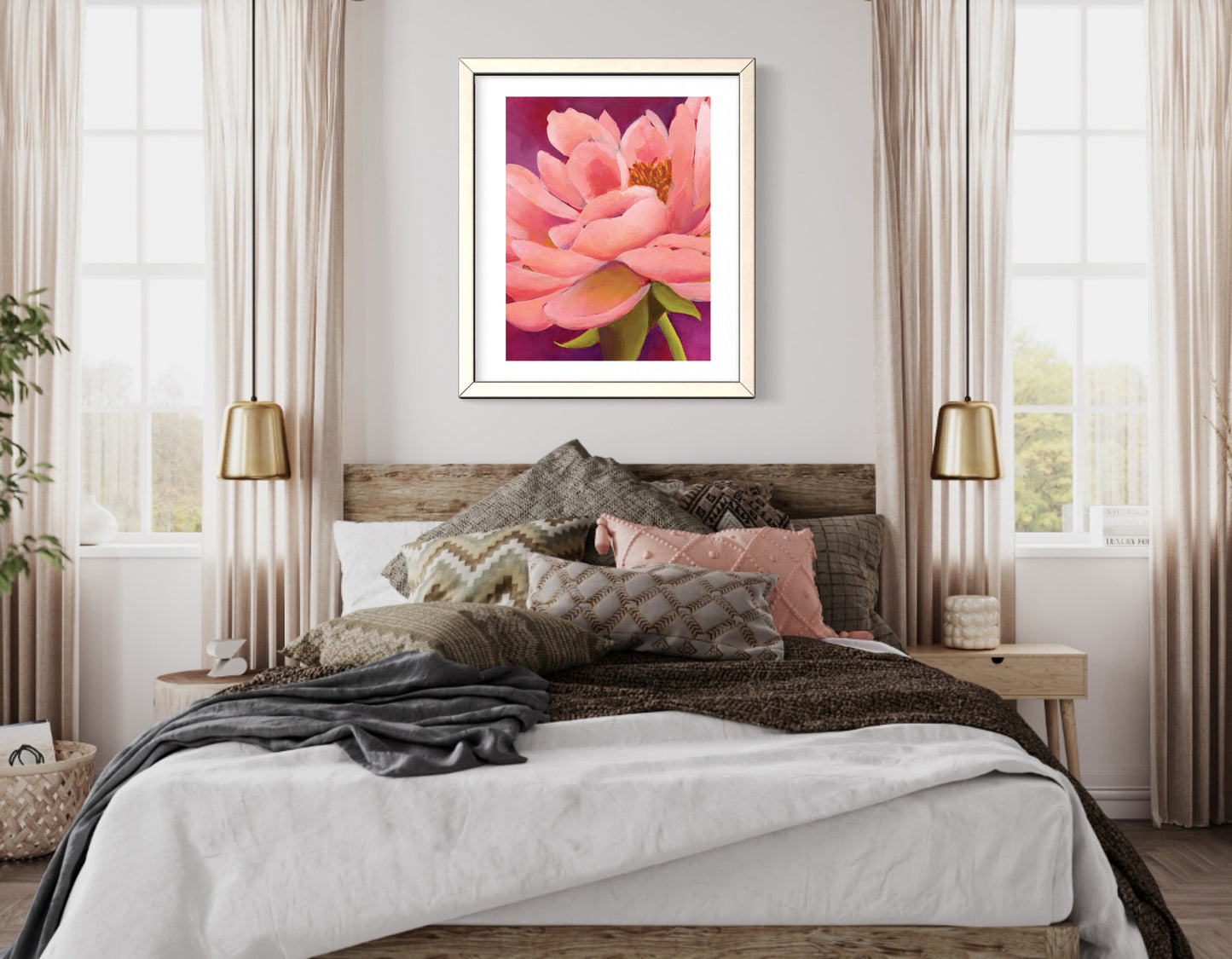 Pink Peony Art Print