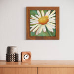 Load image into Gallery viewer, Daisy Flower Original Painting Framed 10 x 10 inch
