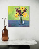 Load image into Gallery viewer, Sunflower Original Painting 12&quot; x 12&quot;
